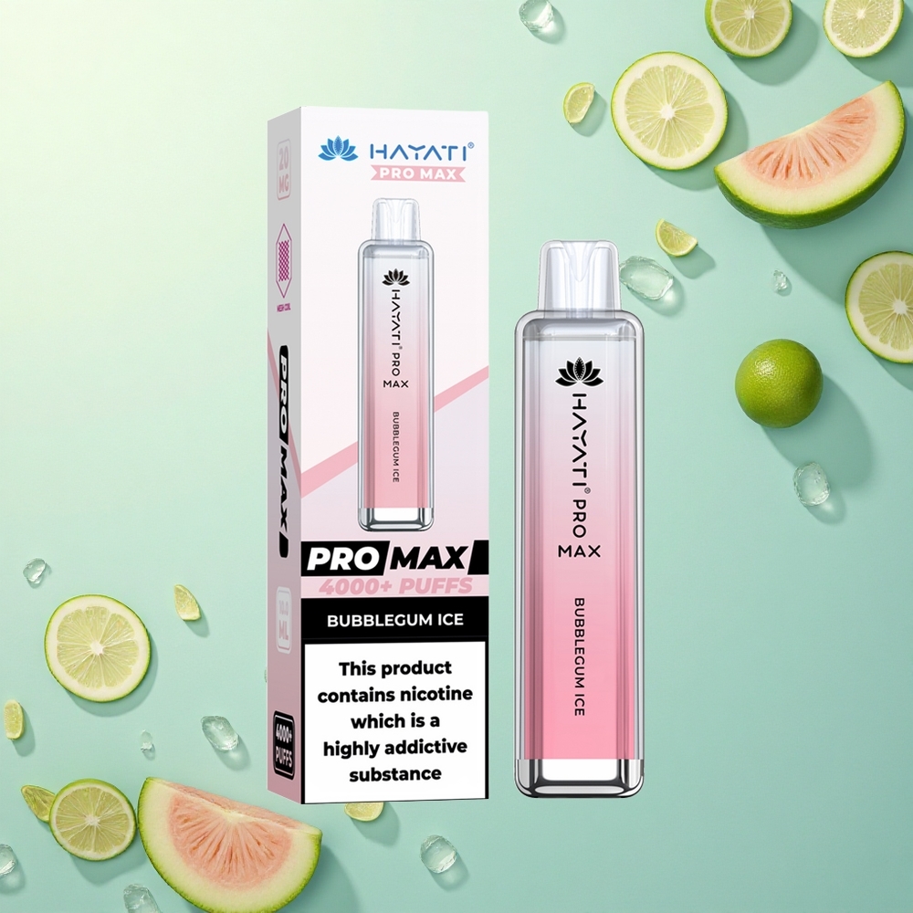 Hayati Pro Max 4000 Puffs Bubblegum IJs 1400mAh 2ml