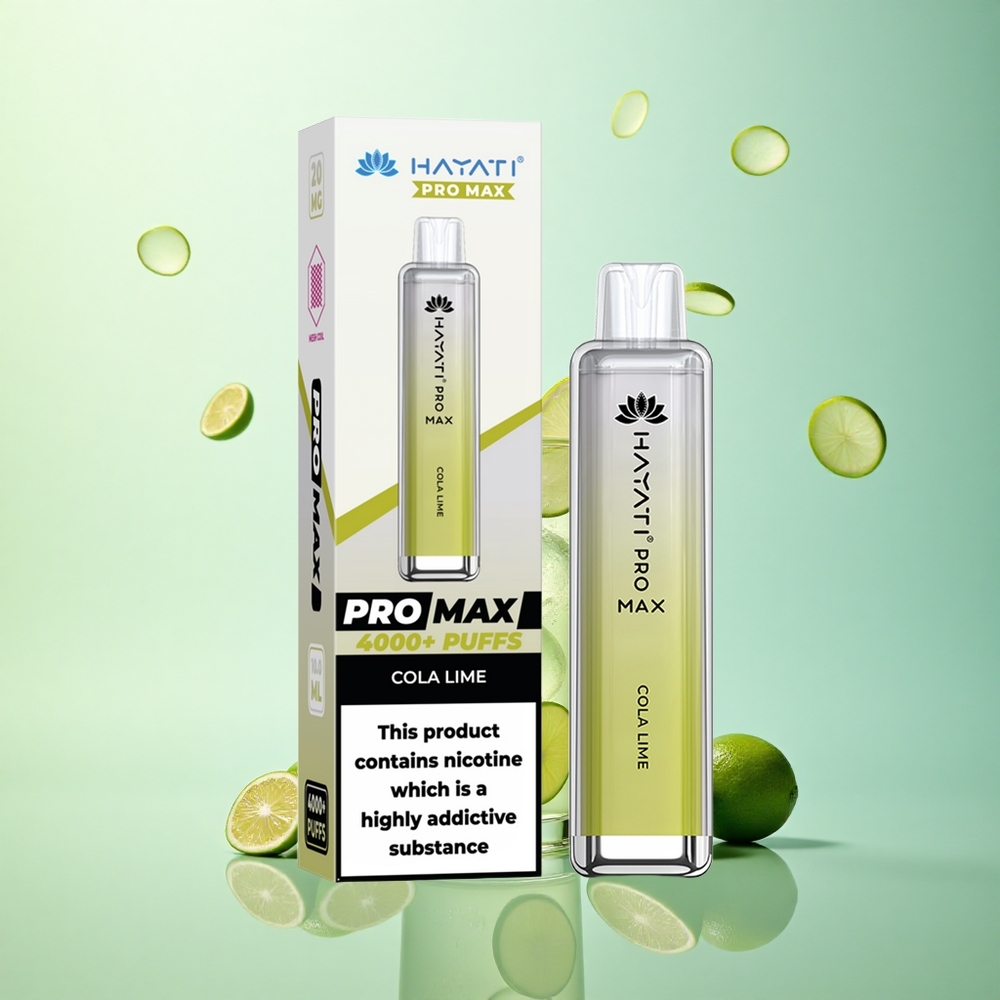 Hayati Pro Max 4000 Puffs Cola Lime Dual Mesh 1400mAh