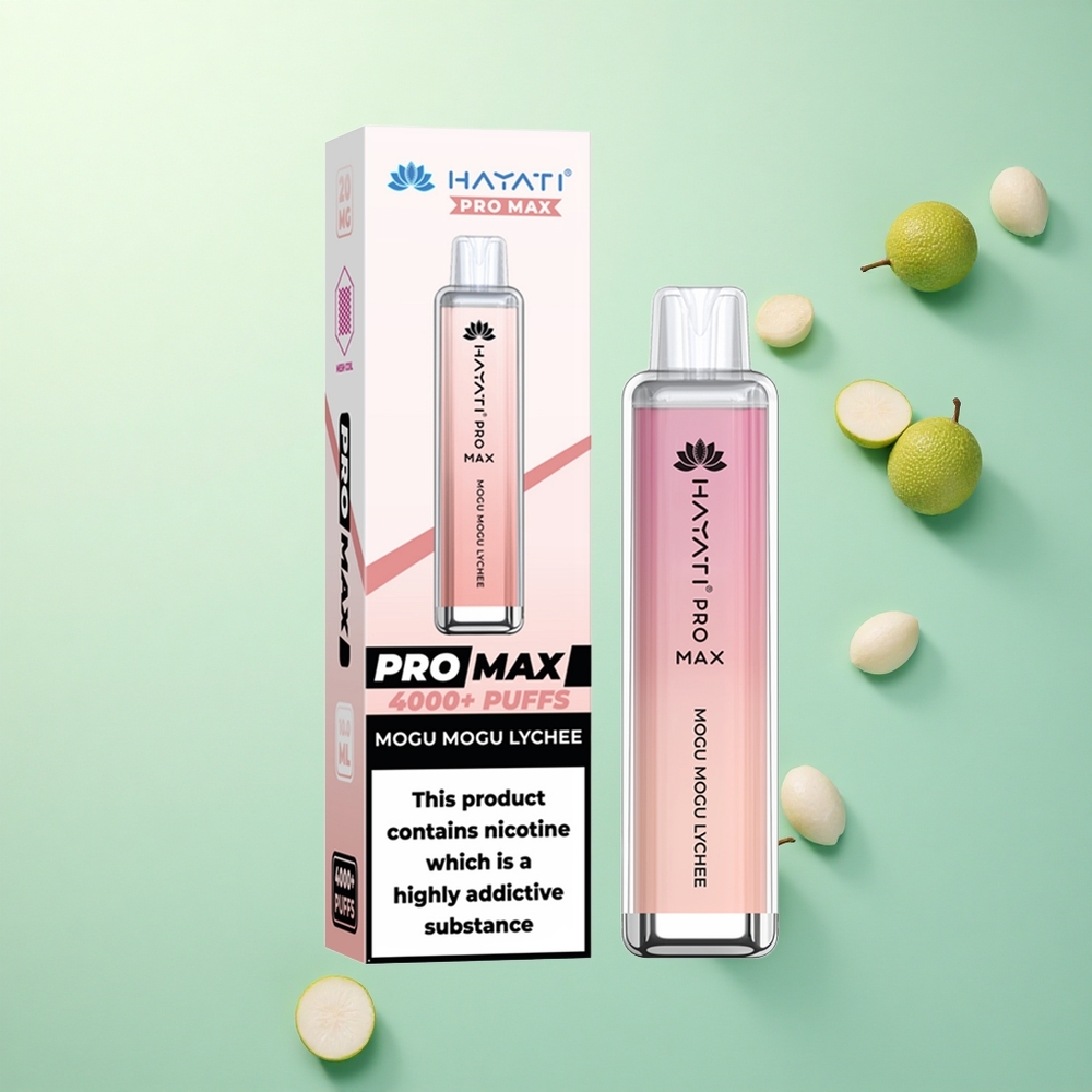 Hayati Pro Max 4000 Puffs Lychee Dual Ohm Mesh 1400mAh