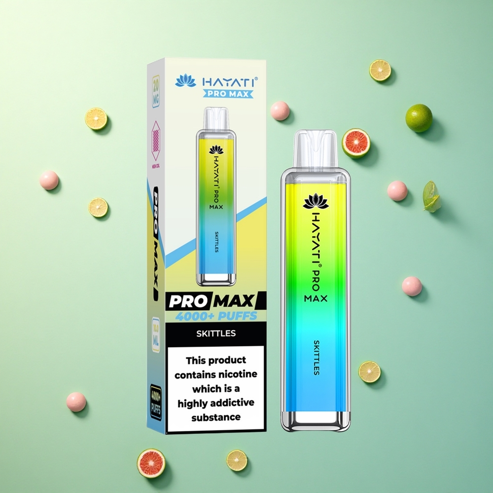 Hayati Pro Max 4000 Puffs Skittles Dual Mesh 1400mAh 2ml