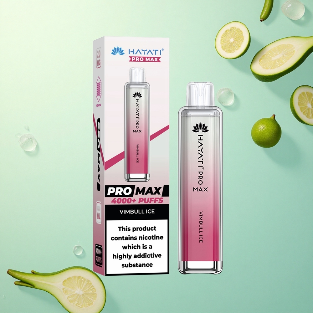 Hayati Pro Max 4000 Puffs Vimbull IJs Dual Ohm Mesh 1400mAh