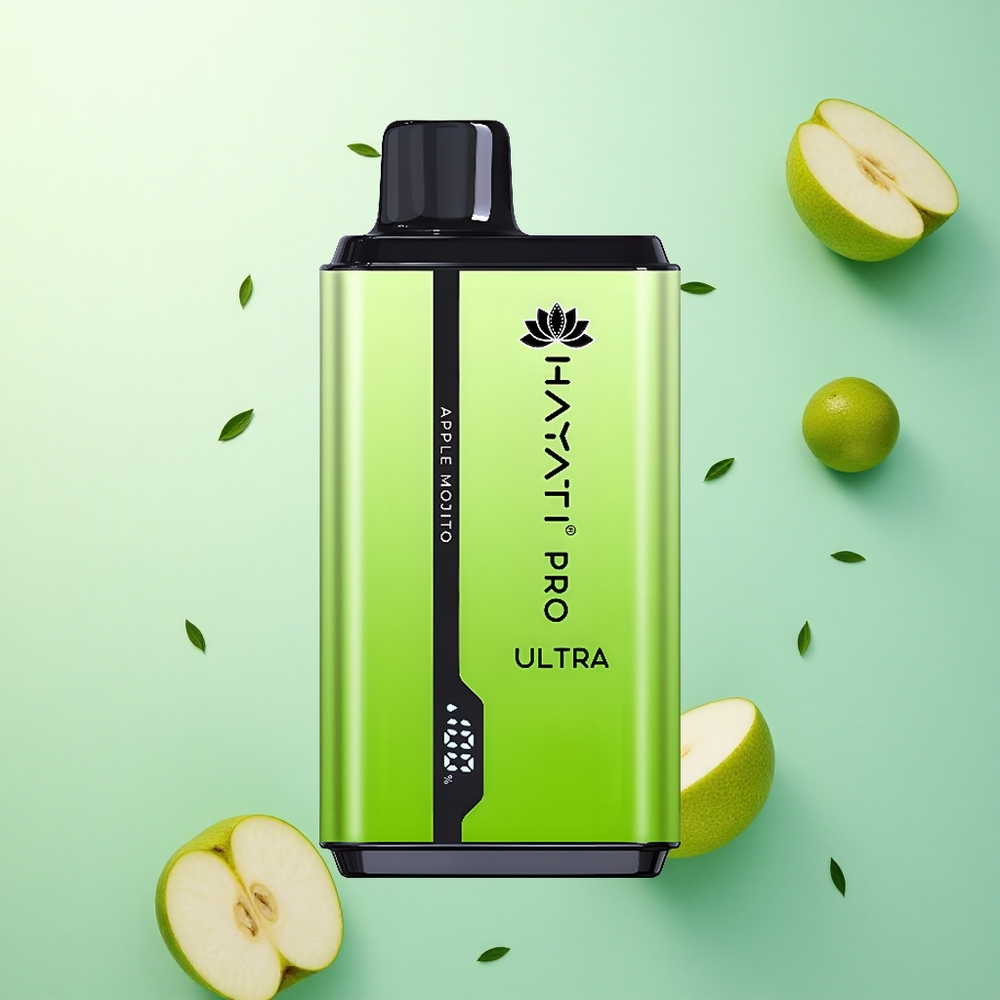 Hayati Pro Ultra 15000 Puffs Appel Mojito 850mAh 2% Nicotine