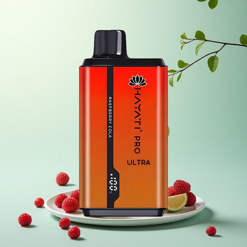 Hayati Pro Ultra 15000 Puffs Framboos Cola 850mAh 24ml