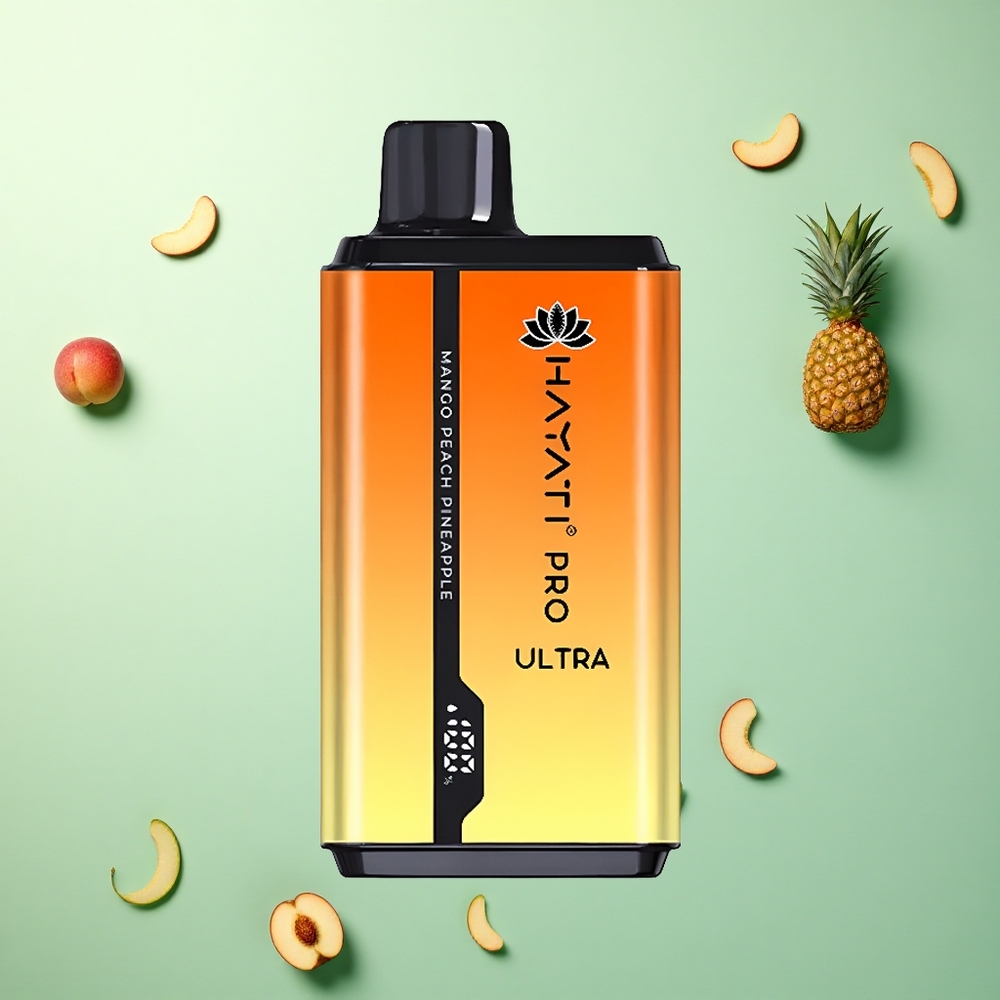 Hayati Pro Ultra 15000 Puffs Mango Perzik Ananas 850mAh 2% Nicotine