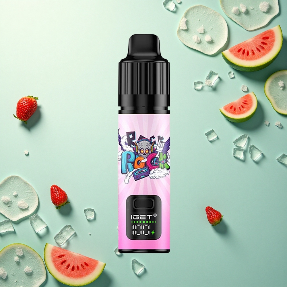 IGET BAR PLUS S3 POD 10000 Puffs Aardbei Watermeloen IJs 5% Nicotine 950 mAh
