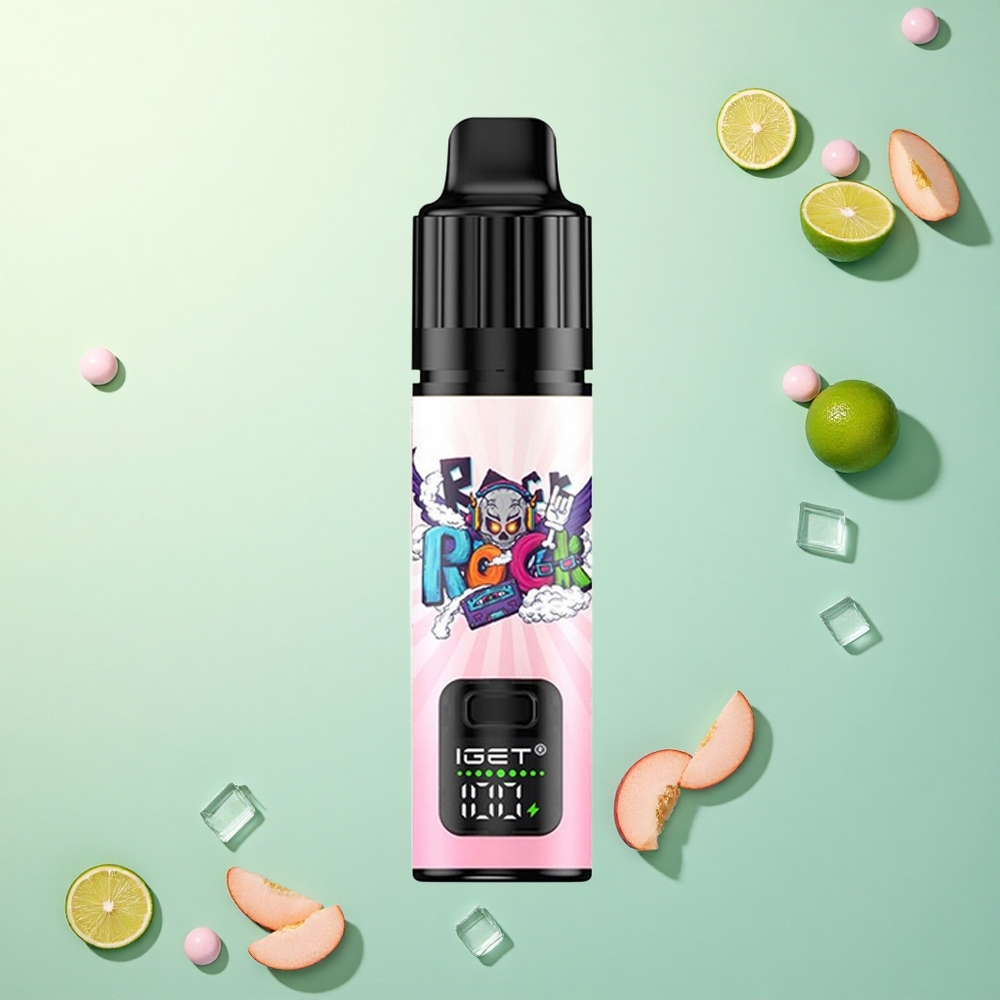 IGET BAR PLUS S3 POD 10000 Puffs Perzik Lychee Limoen IJs 18 ml Nicotine