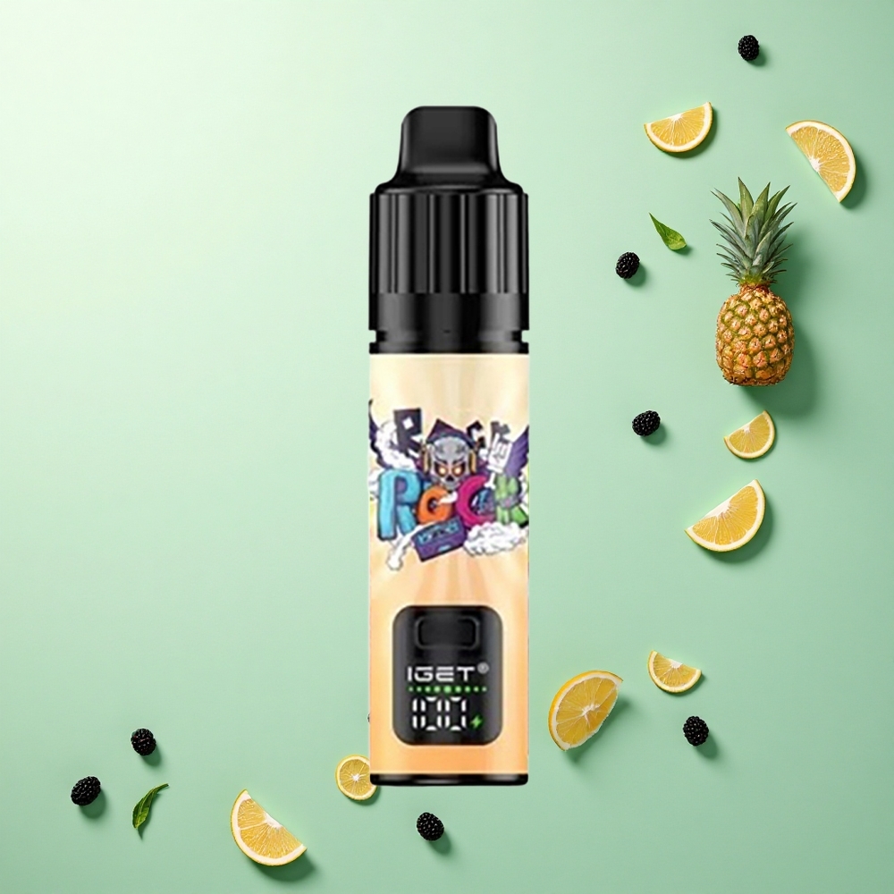 IGET BAR PLUS S3 POD 10000 Puffs Zwarte Bes Ananas Sinaasappel 5% Nicotine 950 mAh