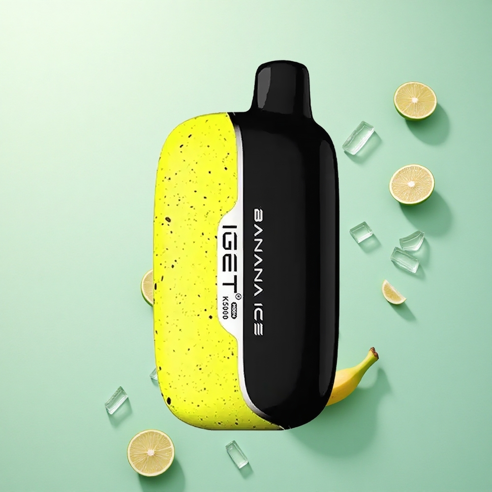 IGET Moon K5000 Puffs Banaan IJs PC Mesh 1.35 Ohm