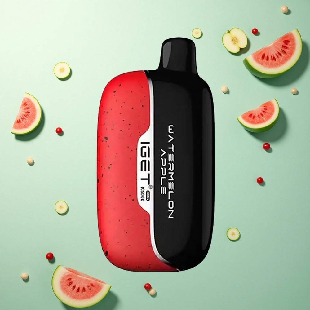 IGET Moon K5000 Puffs Watermeloen Appel PC Mesh Coil 1.35 Ohm