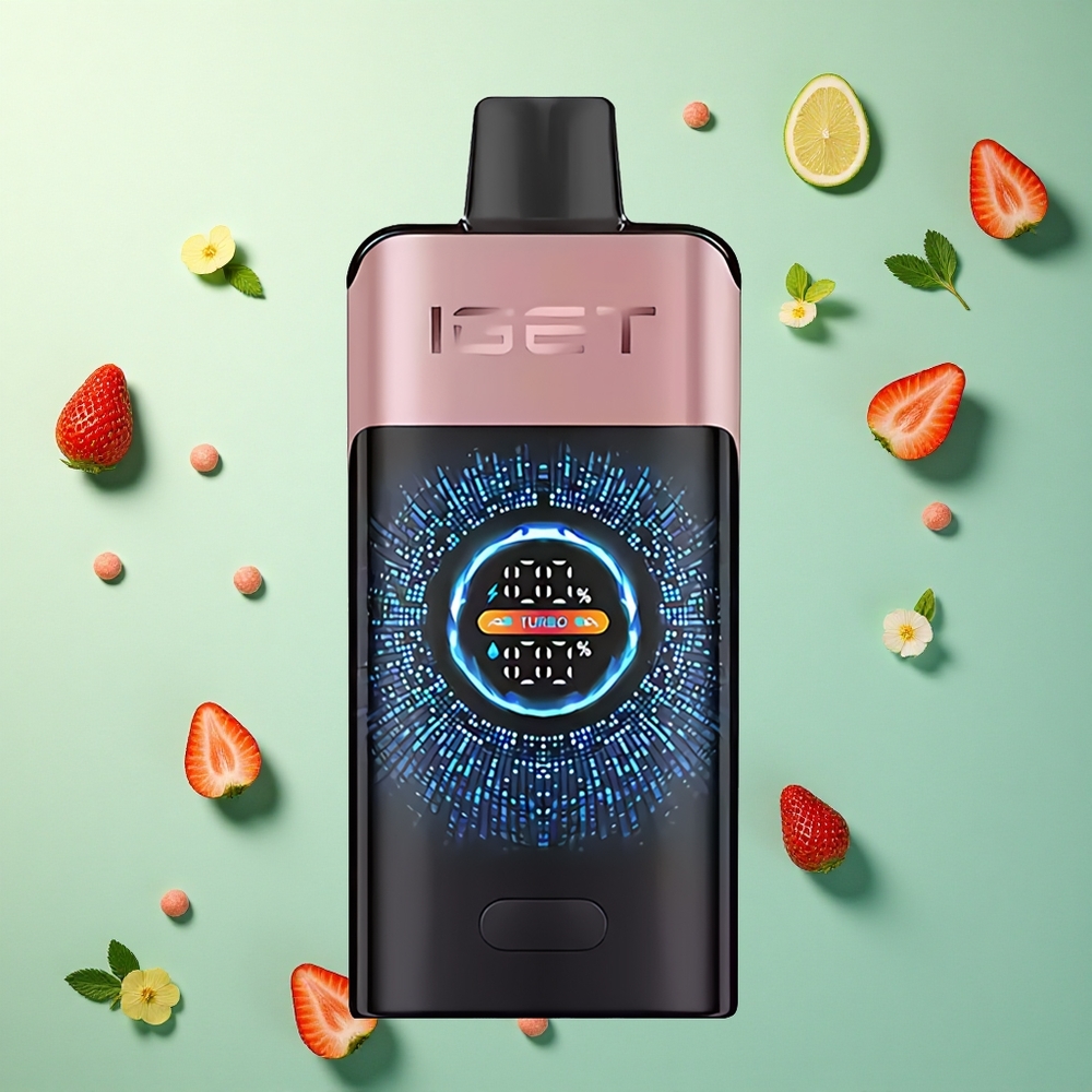 IGET ONE 12000 Puffs Aardbei Dual Mesh 2700 mAh