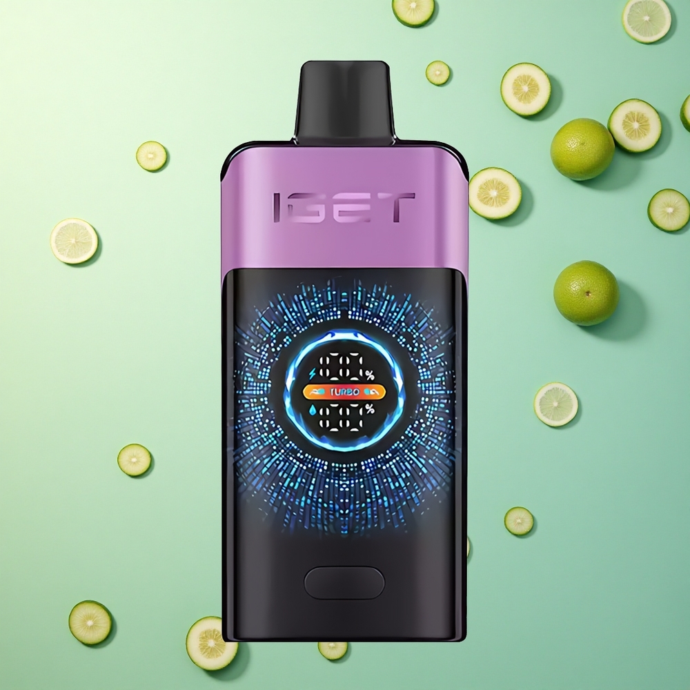 IGET ONE 12000 Puffs Druif Chupa Chups Dual Mesh Coil 2700 mAh