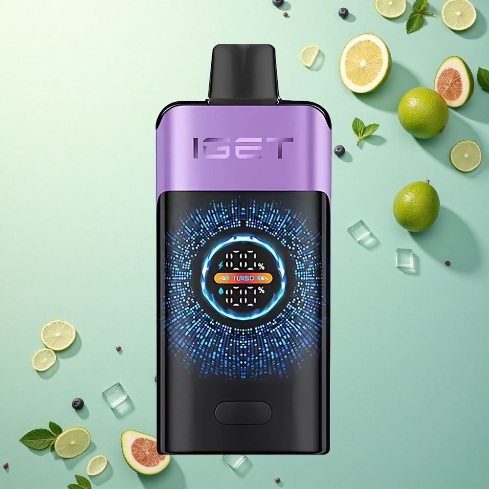 IGET ONE 12000 Puffs Druif IJs 2700 mAh Dual Mesh