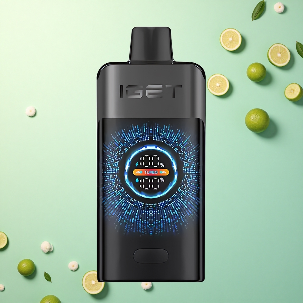 IGET ONE 12000 Puffs Zwarte Bos 2700 mAh Dual Mesh