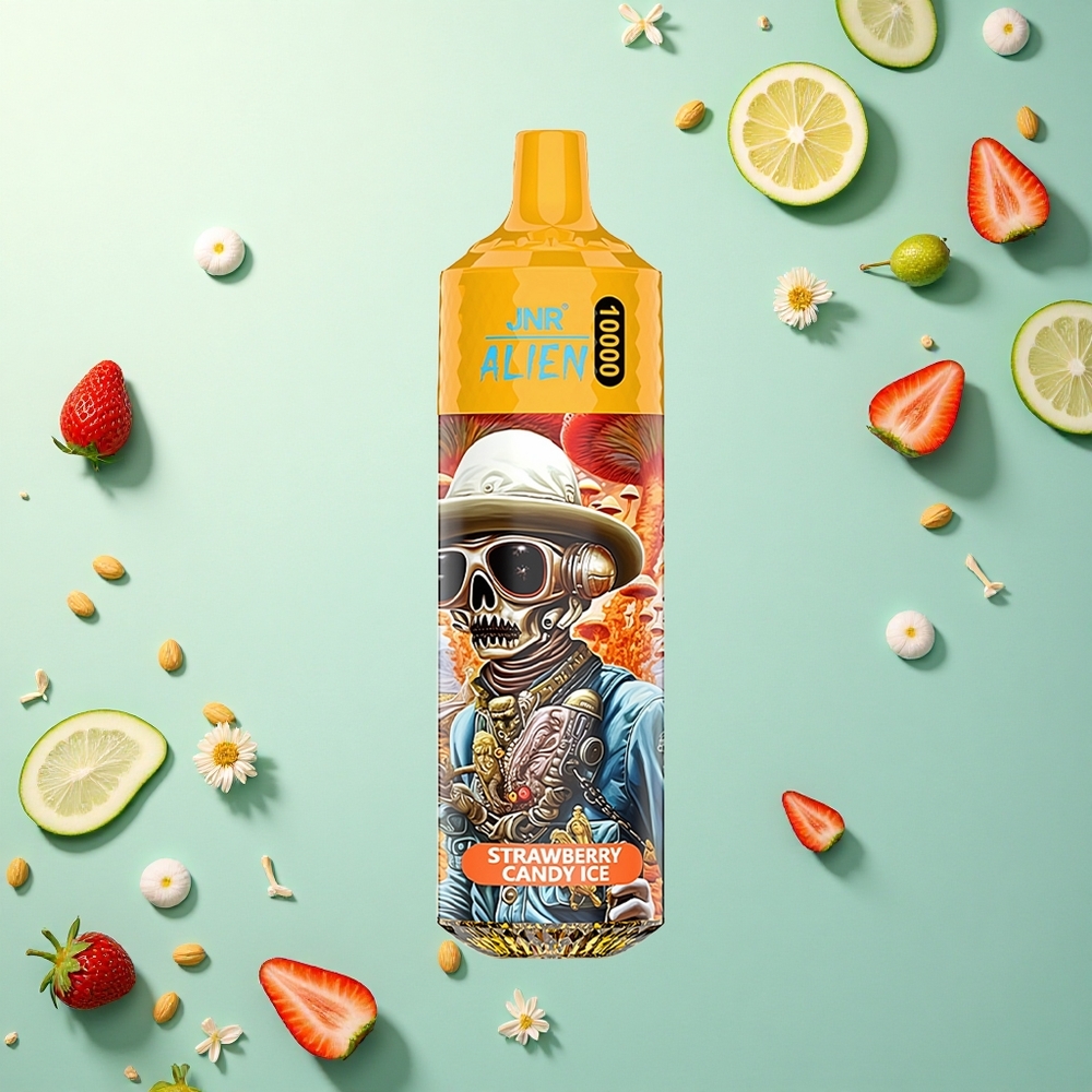 JNR Alien 10000 Aardbei Snoep IJs met 850mAh en 20ml