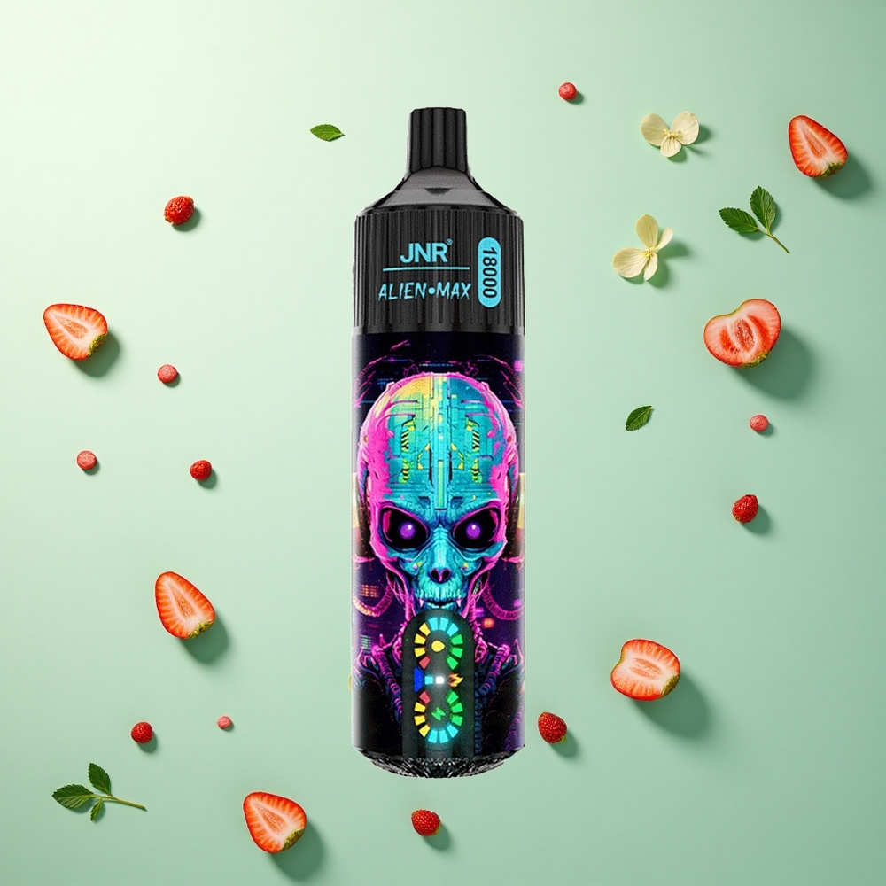 JNR Alien Max 18000 Hubba Bubba Aardbei 850mAh Dual Mesh Coil