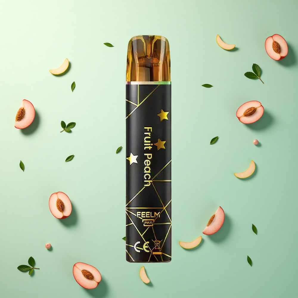 JNR Black&Golden 600+200 Fruit Perzik 550mAh 2ml Nicotine 2%