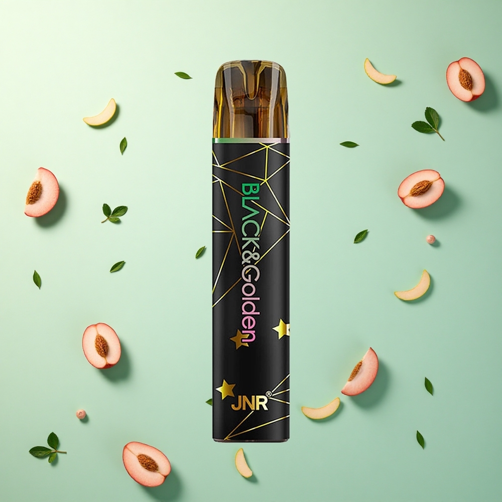 JNR Black&Golden 600+200 Fruit Perzik 550mAh 2ml Nicotine 2%