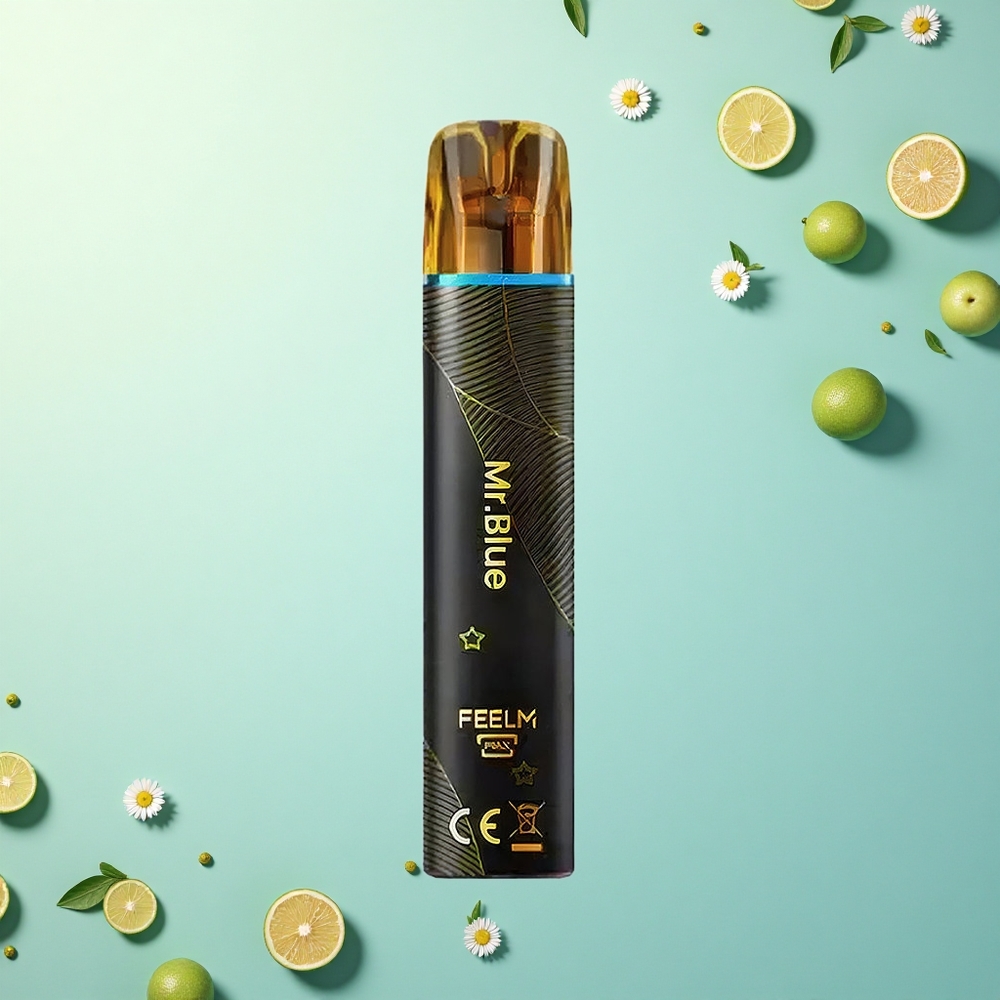 JNR Black&Golden 600+200 Meneer Blauw 550mAh 2ml Nicotine 2%