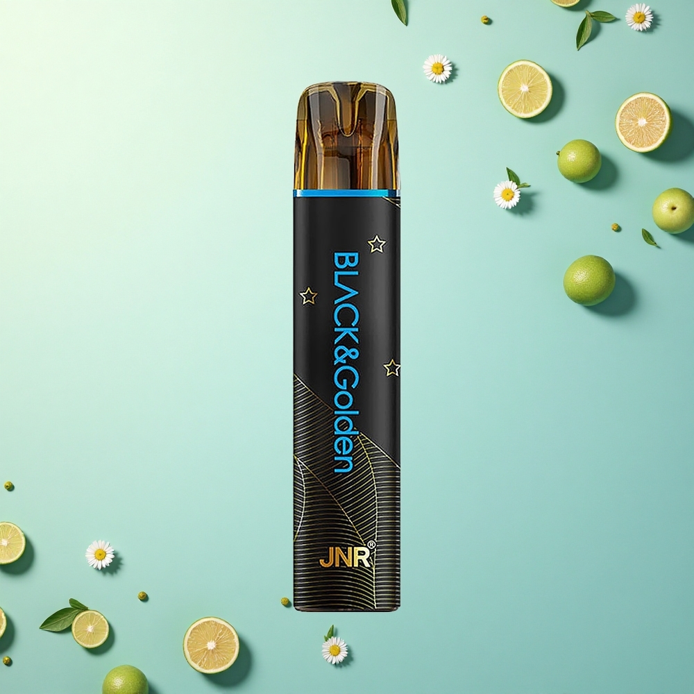 JNR Black&Golden 600+200 Meneer Blauw 550mAh 2ml Nicotine 2%