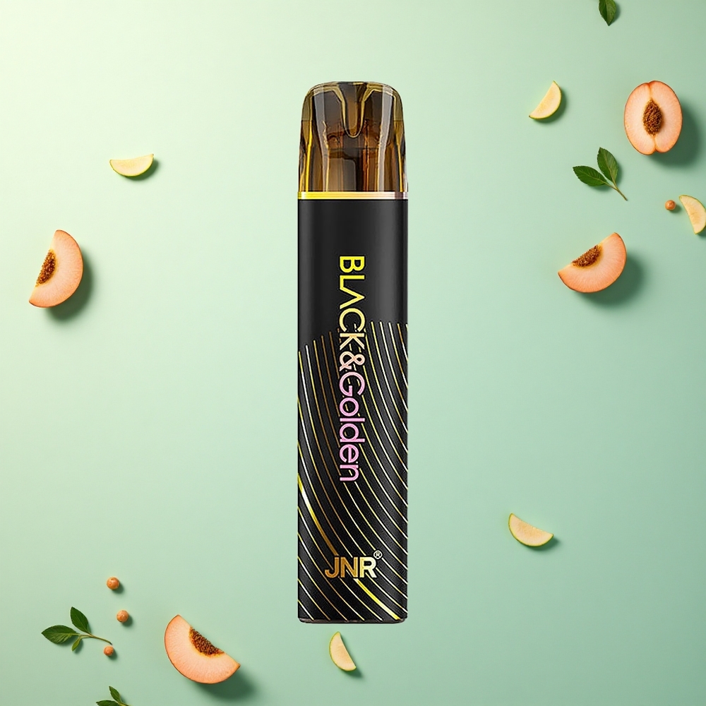 JNR Black&Golden 600+200 Perzik Mango 550mAh 2ml Nicotine 2%
