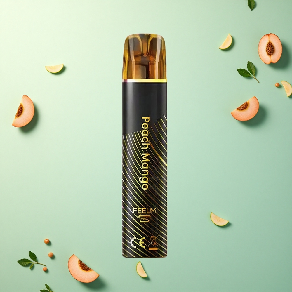 JNR Black&Golden 600+200 Perzik Mango 550mAh 2ml Nicotine 2%