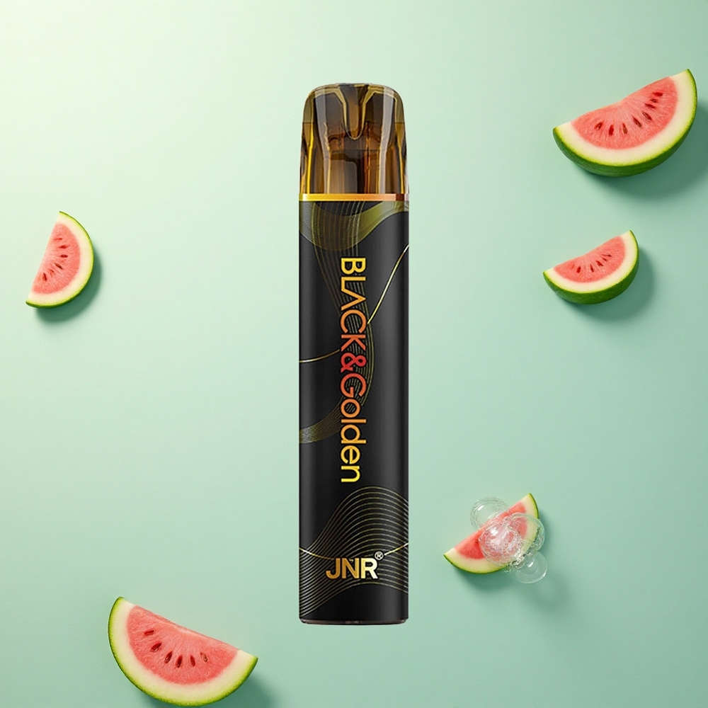 JNR Black&Golden 600+200 Watermeloen Bubbelgum 550mAh 2ml Nicotine 2%