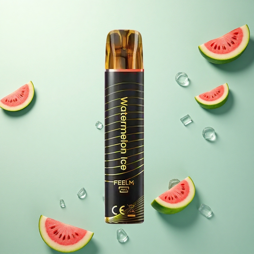JNR Black&Golden 600+200 Watermeloen IJs 2ml 2% nicotine 550mAh