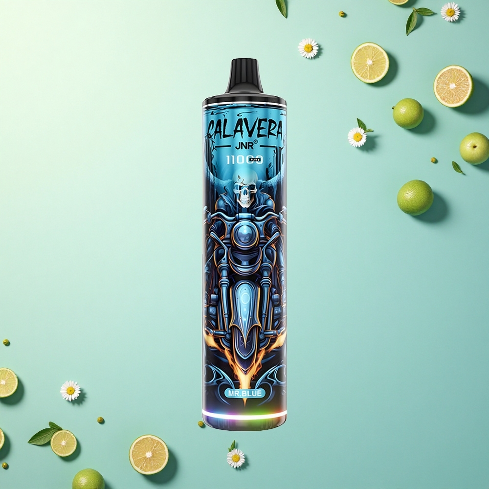 JNR Calavera 11000 De Blauwe Type-C 850mAh 21ml Nicotinevrij/2%/5%