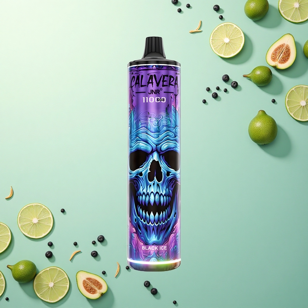JNR Calavera 11000 Zwart IJs met 850 mAh en 5% nicotine