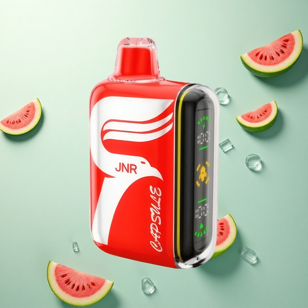 JNR Capsule 15000 Watermeloen IJs 850mAh Dual Mesh Coil 5% Nicotine