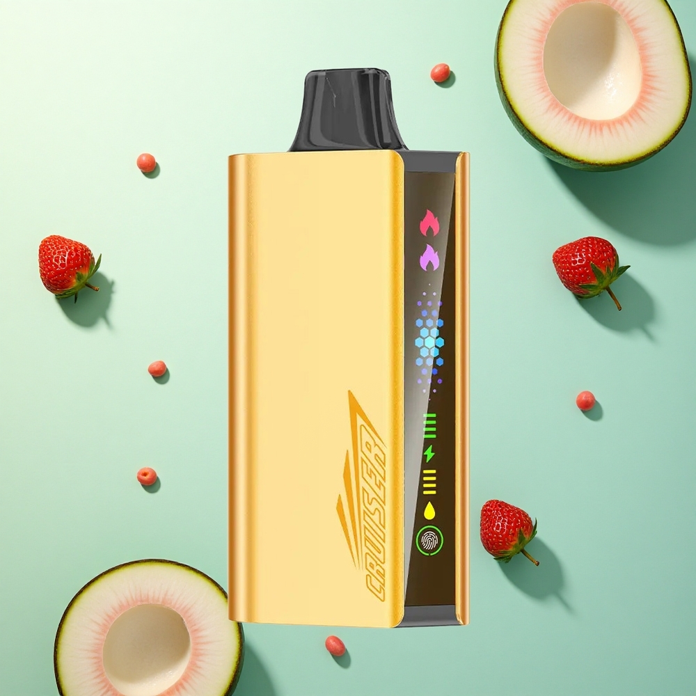 JNR Cruiser 12000 Aardbei Kokos Watermeloen 3500 mAh Volledig Metalen Aluminium Body 50mg/mL Nicotine