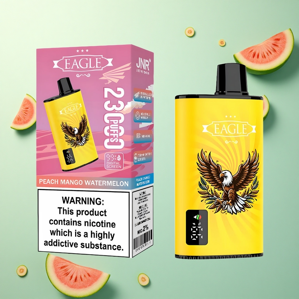 JNR EAGLE Smart 23000 Perzik Mango Watermelon 2% Nicotine 750mAh Digitale Scherm