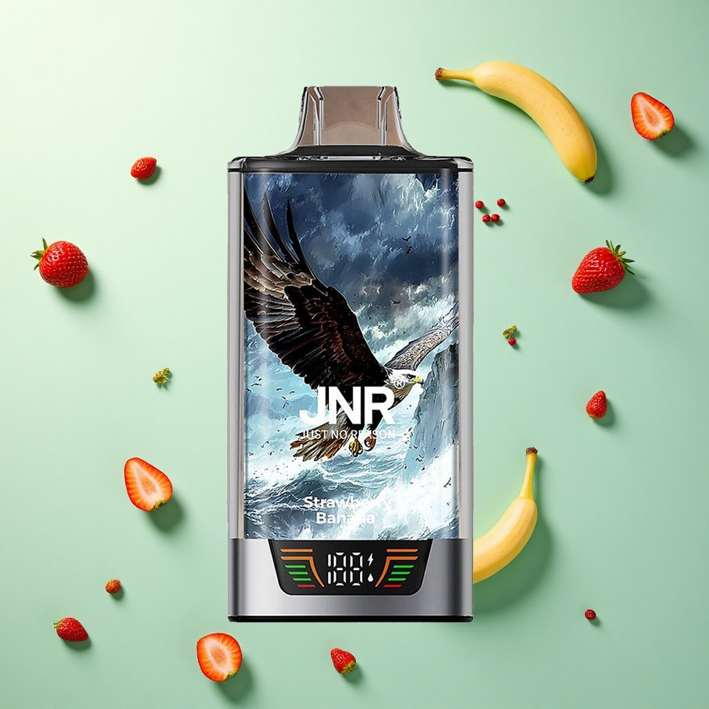 JNR Falcon Pro 28000 Aardbei Banaan 30ml 950mAh 5% Nicotine