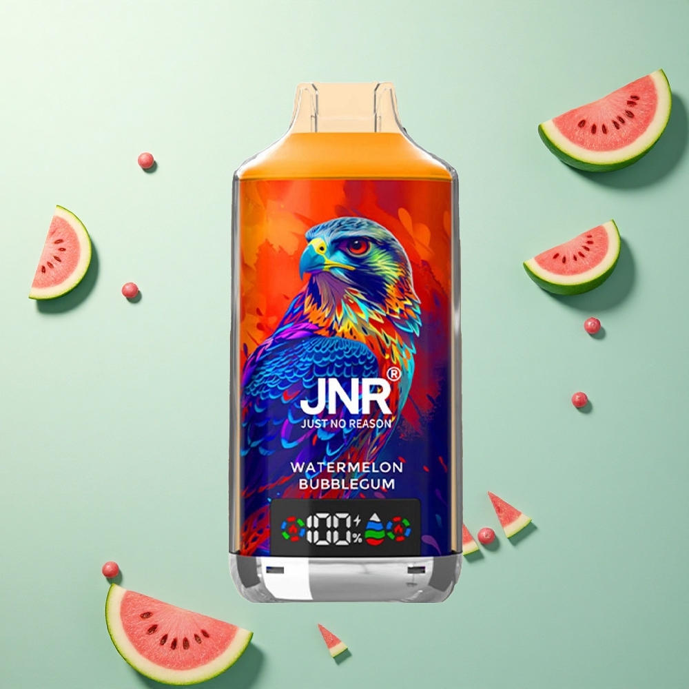 JNR Falcon X 18000 Watermeloen Bubblegum 750mAh Dual Mesh Coil