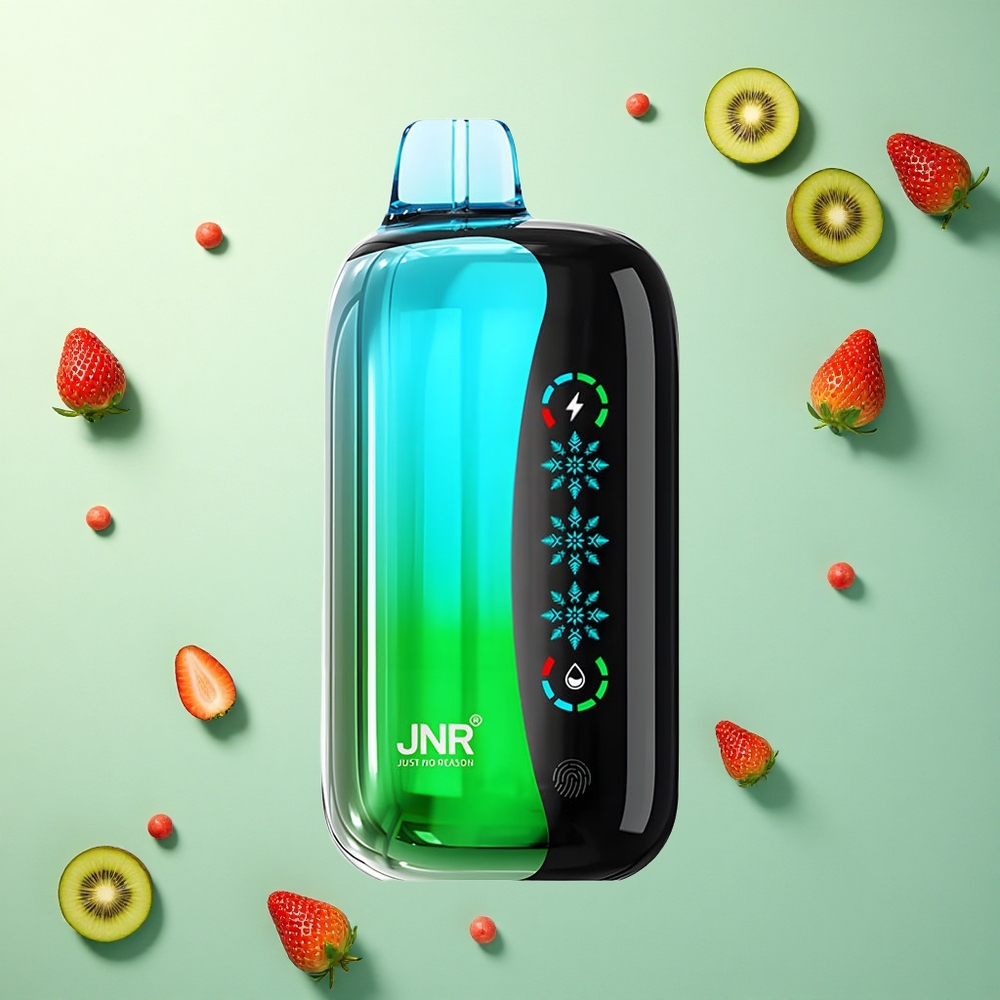 JNR Flex Ice 21000 Aardbei Kiwi IJs Instelbare 1000mAh Dual Mesh