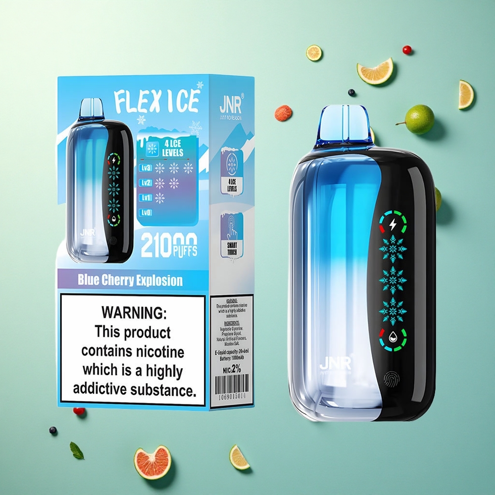 JNR Flex Ice 21000 Blauwe Kers Explosie met Aanpasbare IJs en 1000mAh