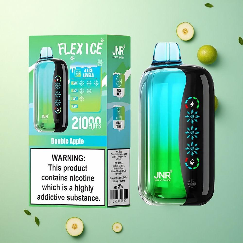 JNR Flex Ice 21000 Dubbel Appel Aanpasbare Ijs 1000mAh