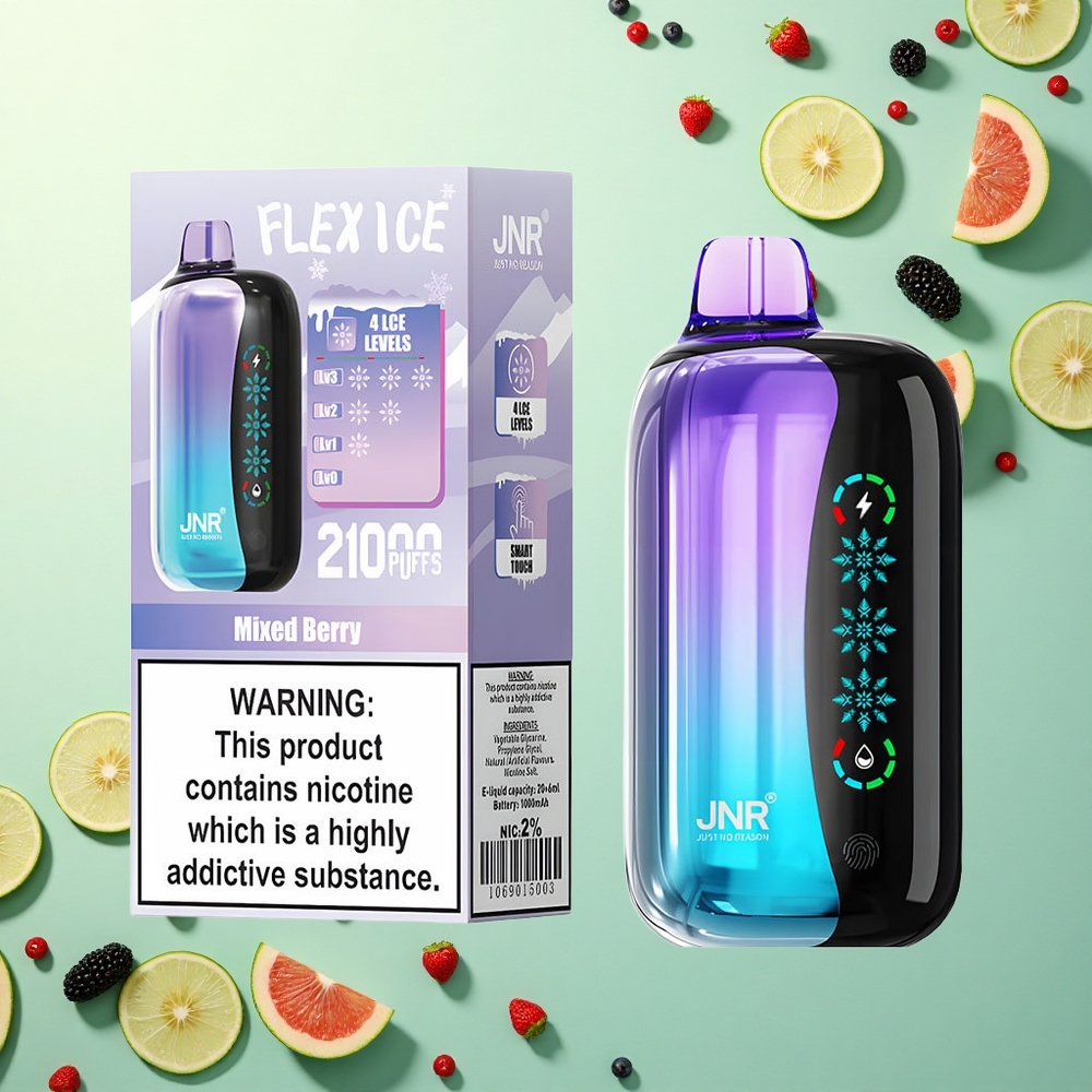 JNR Flex Ice 21000 Gemengde Bes Ice Aanpasbare 1000mAh Dual Mesh
