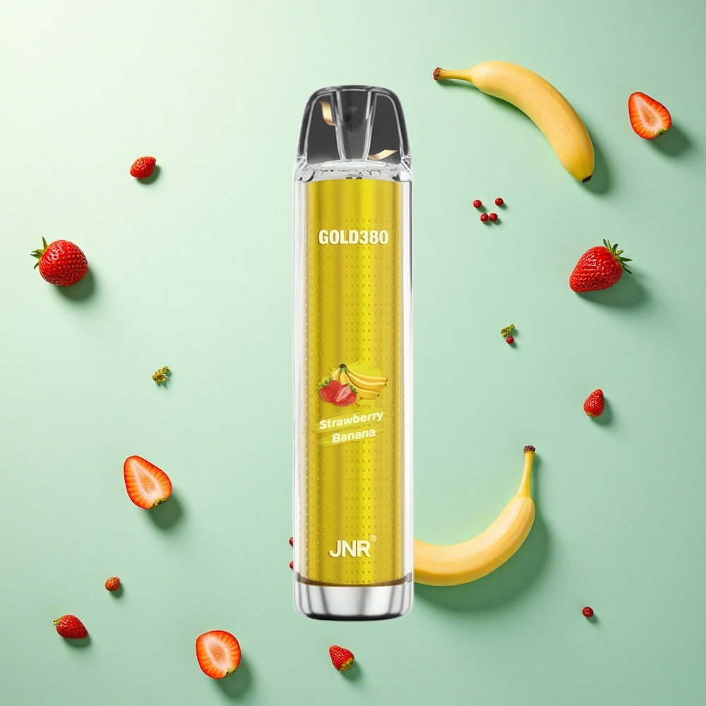 JNR Gold380 6000 Aardbei Banaan 1500mAh 1.0ohm Mesh 13ml