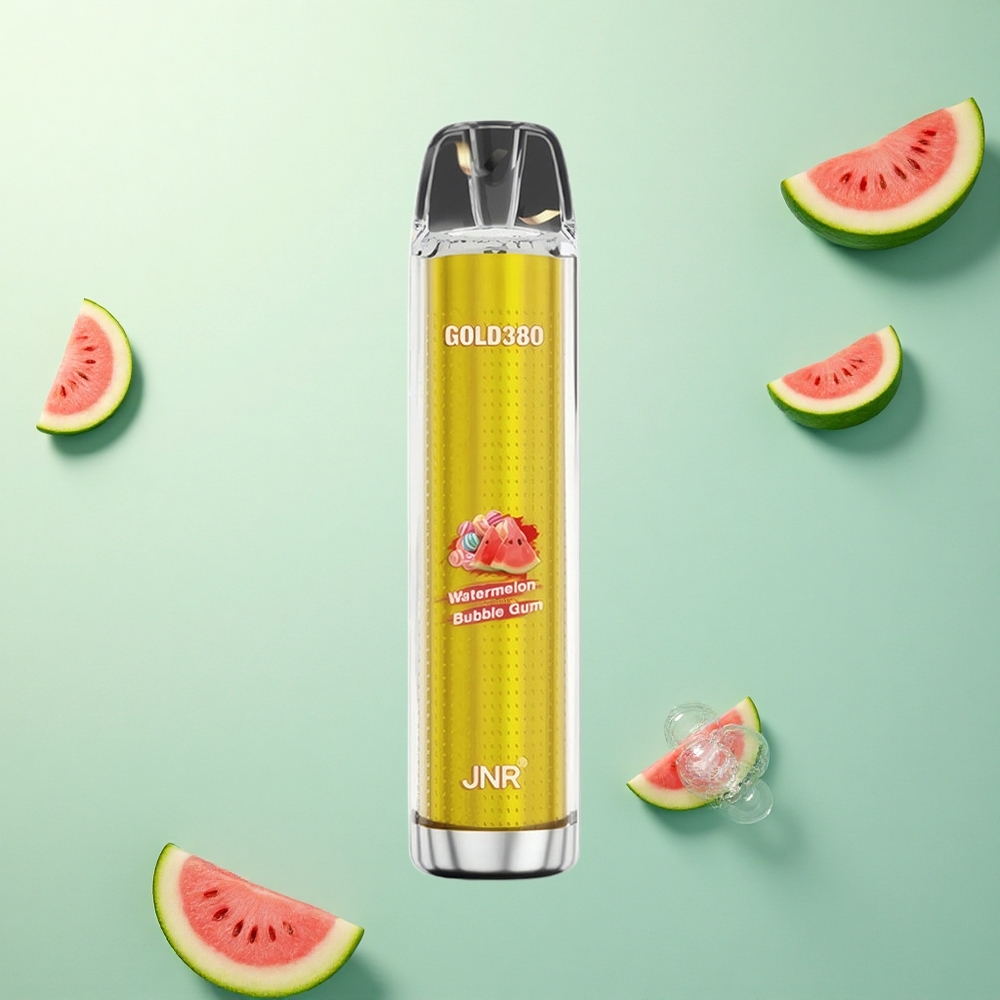 JNR Gold380 6000 Watermeloen Bubble Gum 1500mAh 13ml Nicotinevrij