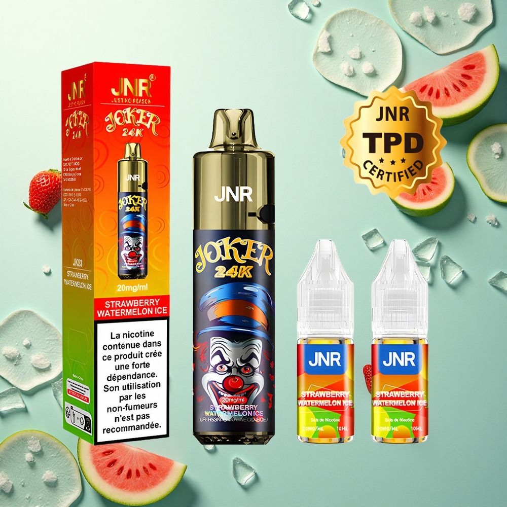 JNR Joker 24K Aardbei Watermelon IJs met 2% nicotine en 800mAh