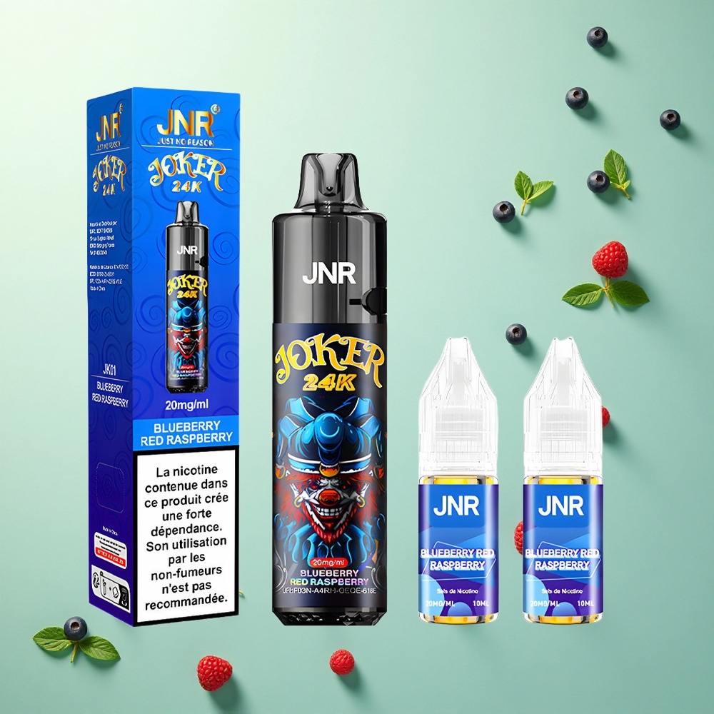 JNR Joker 24K Blauwe Bes Rode Framboos Refillable Pod 800mAh