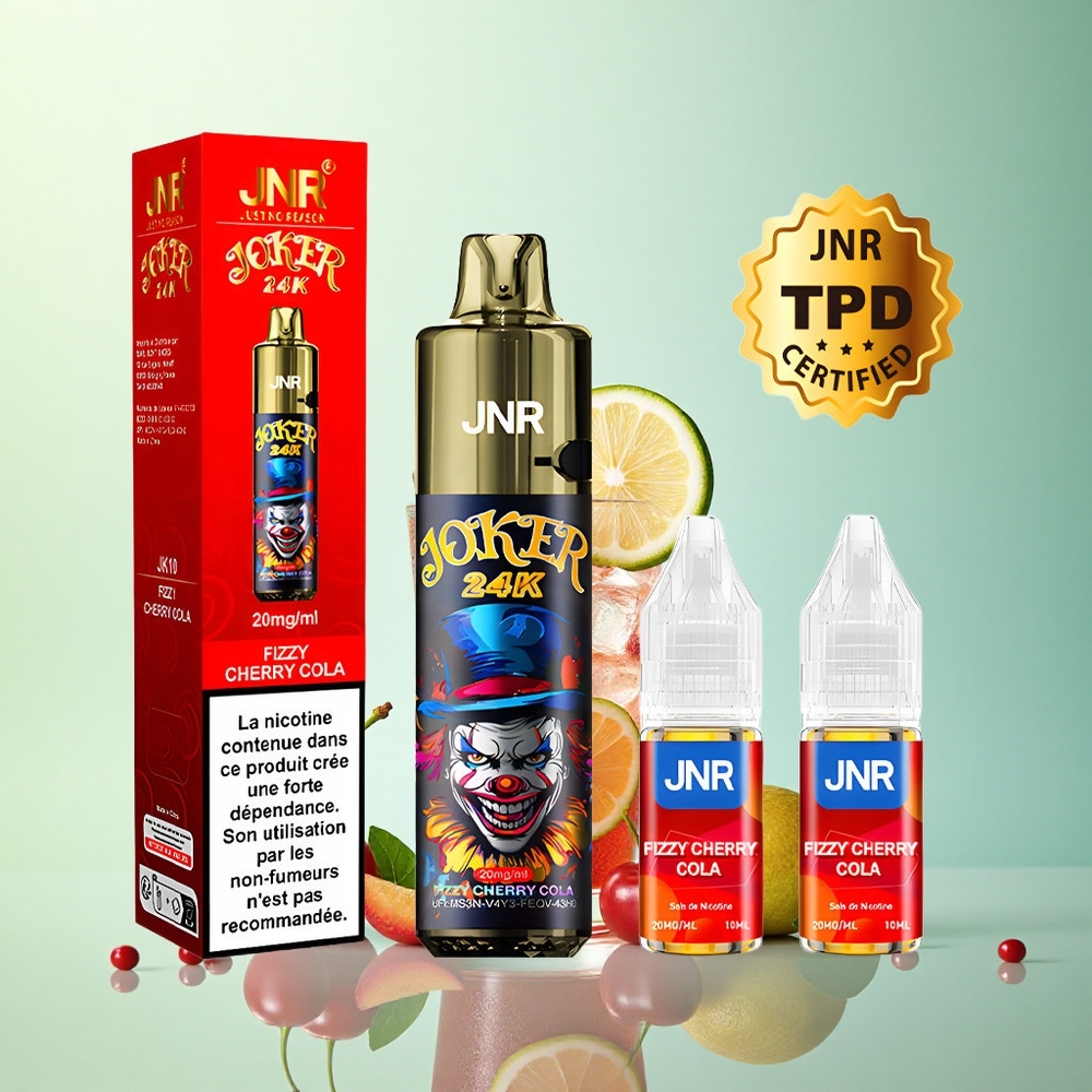 JNR Joker 24K Bruisende Kers Cola 800mAh 2% nicotine