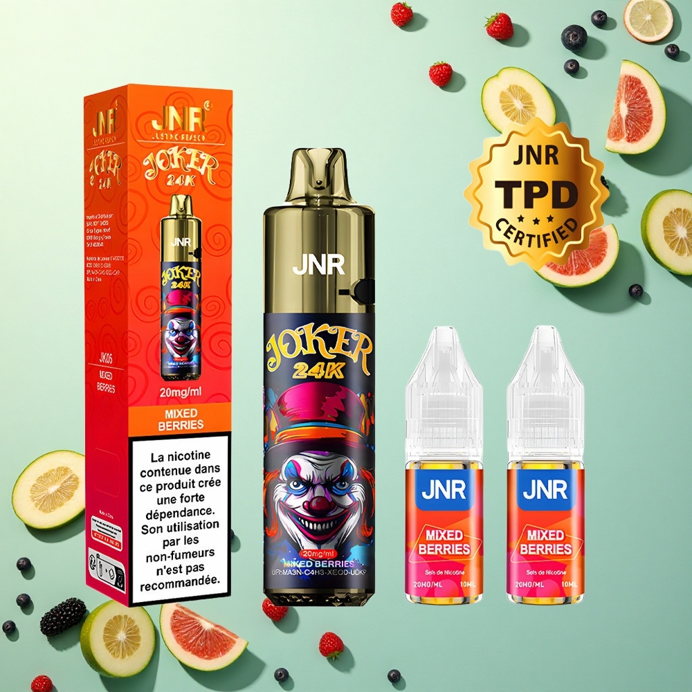 JNR Joker 24K Gemengde Bessen 2% Nicotine 800mAh