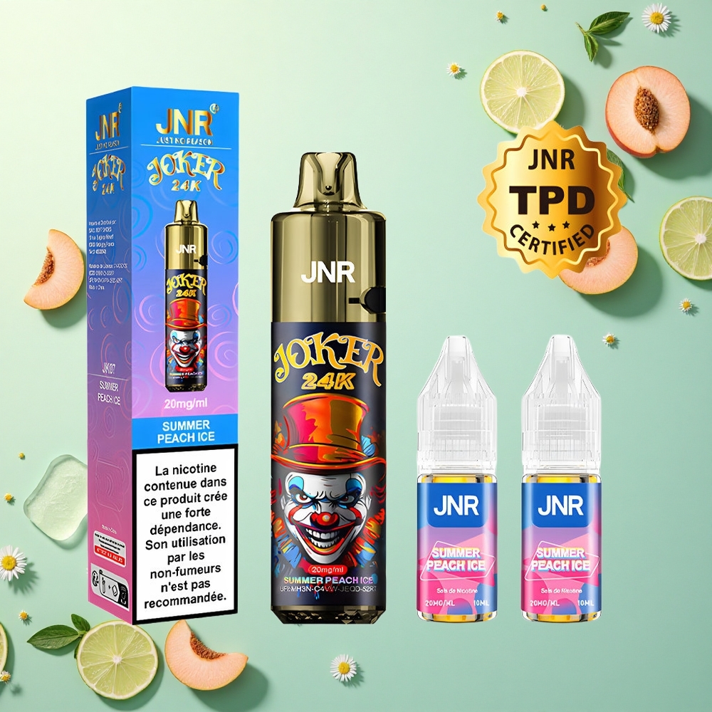 JNR Joker 24K Zomerperzik IJs met 2% nicotine en 800mAh batterij