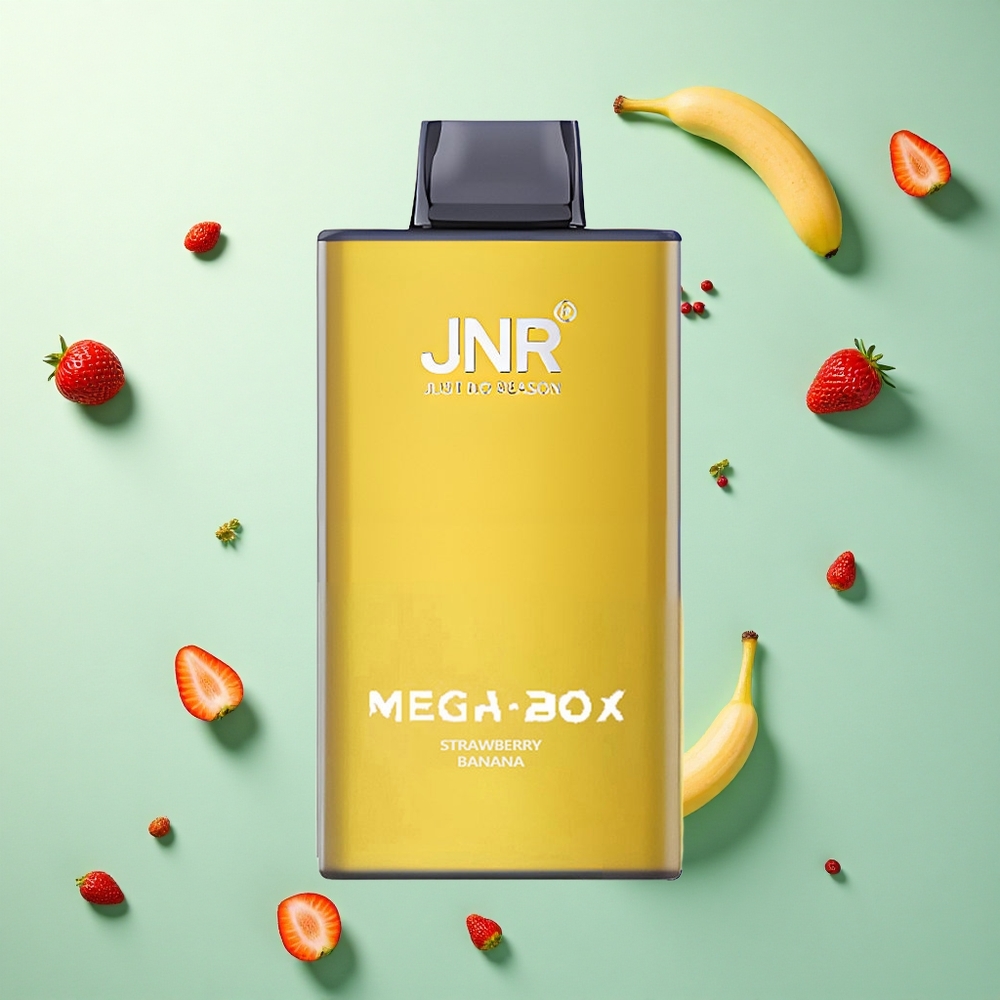 JNR Mega Box 25000 Aardbei Banaan 850mAh 30ml 2% nicotine