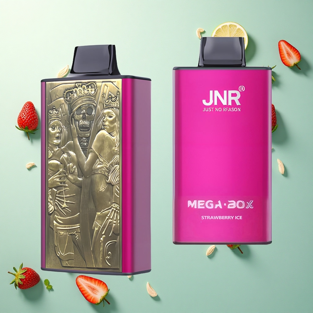 JNR Mega Box 25000 Aardbei IJs 30ml 850mAh