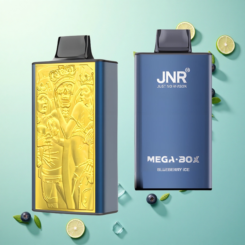 JNR Mega Box 25000 Blauwe Bes IJs 30ml 850mAh 2% Nicotine