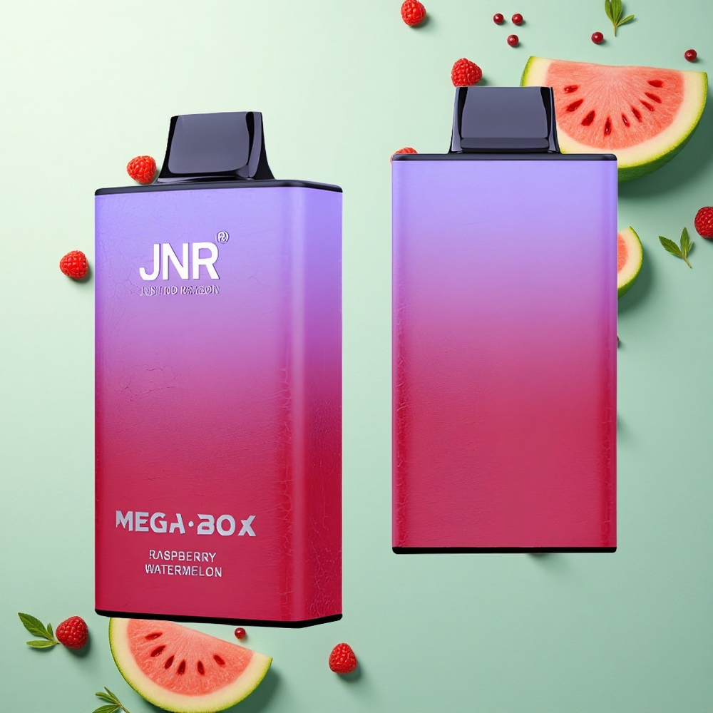 JNR Mega Box 25000 Framboos Watermeloen 30ml 850mAh 2% Nicotine