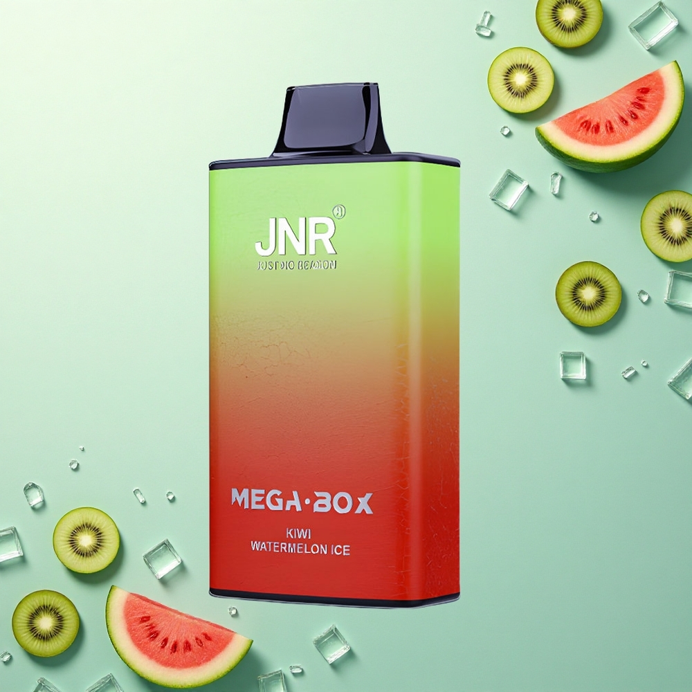 JNR Mega Box 25000 Kiwi Watermeloen IJs met 850mAh en 2% nicotine